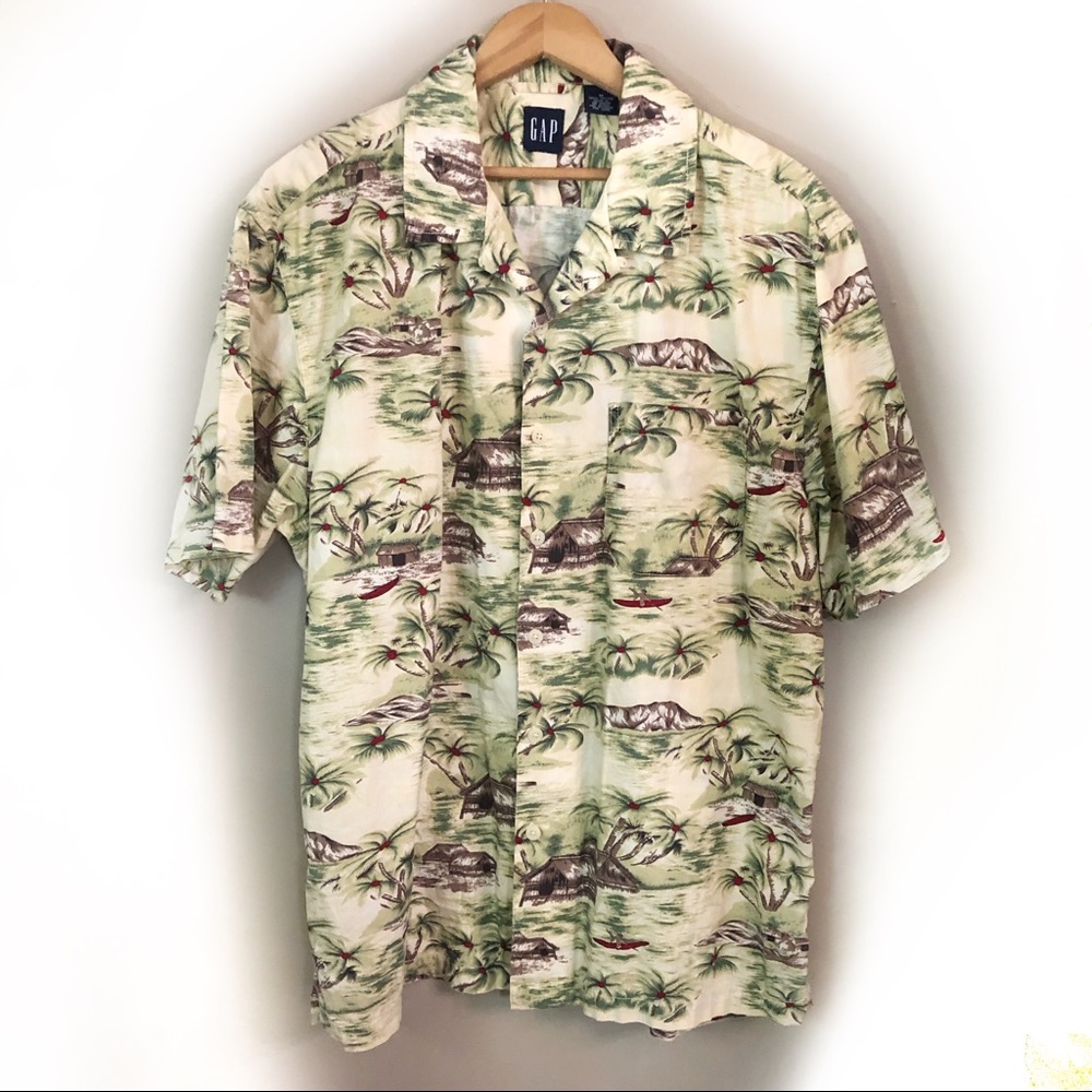 GAP vintage Hawaiian shirt size medium